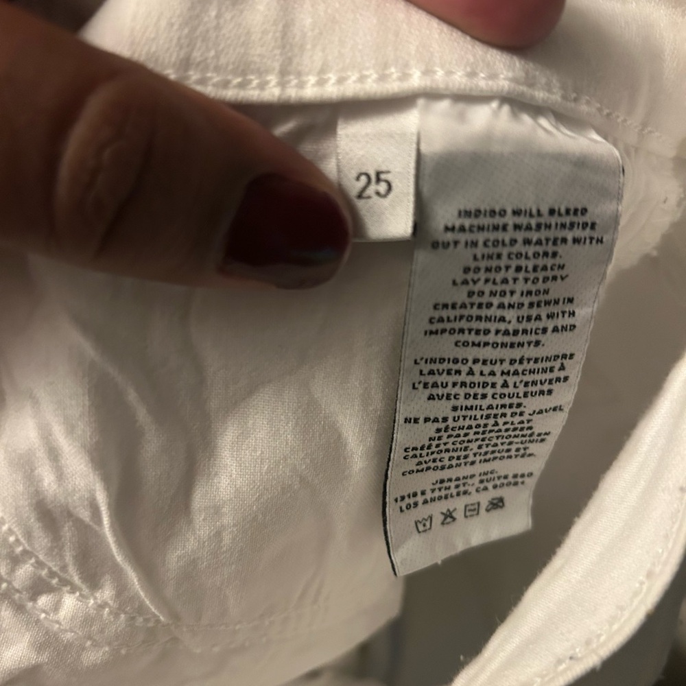 J Brand White Ankle Jeans with Studs - Picture 7 of 10